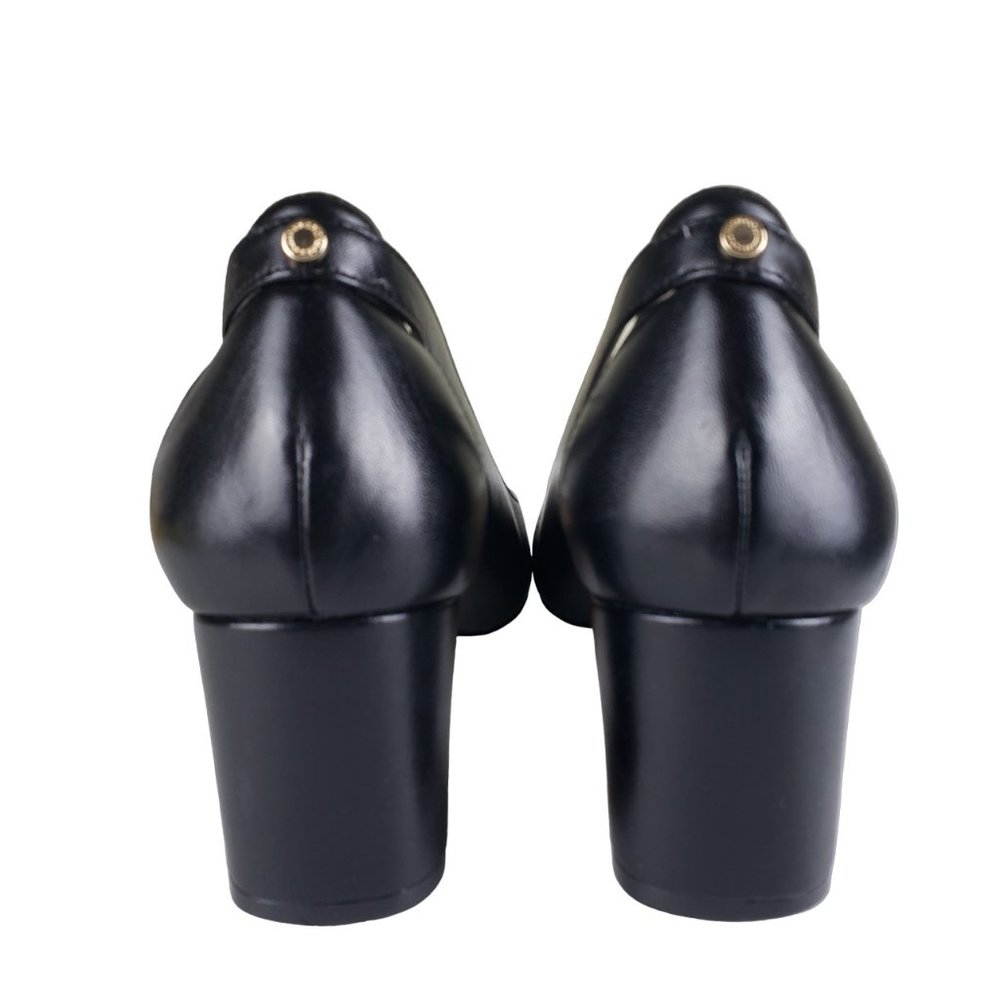 Cole Haan Emilee Black Leather Cutout Pump 9B Excellent Condition - Picture 6 of 16